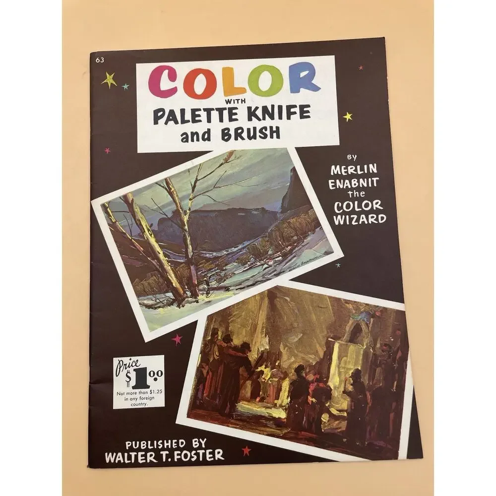 Vintage Walter Foster Mother Color Art Instruction Booklet Merlin Enabnit